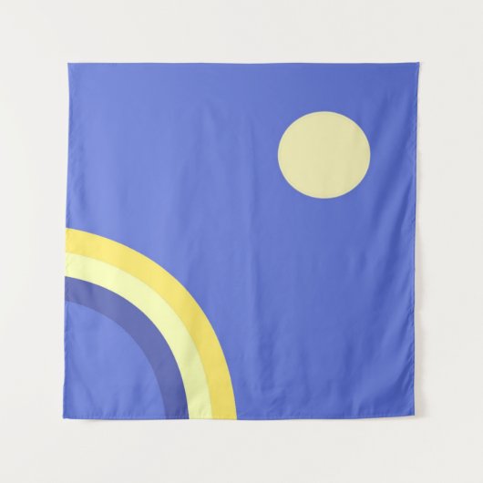 Mooie abstracte kunst wandkleed (Voorkant)