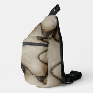 Mooie abstracte laat een blijvende indruk achter sling bag