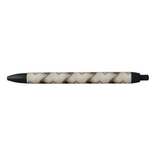 Mooie abstracte laat een blijvende indruk achter zwarte inkt pen