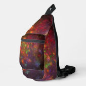Mooie abstracte sling bag (Rechterhoek)