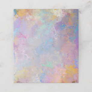 Mooie Abstracte Waterverf van Splatter Klantenkaartje