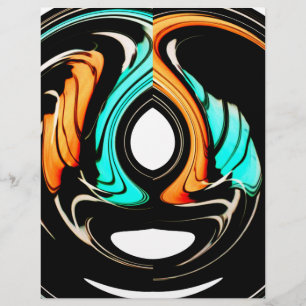 Mooie Abstracte wervelingen Art Print