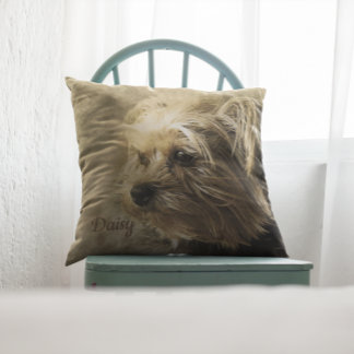Mooie Abstracte Yorkshire Terrier Kussen