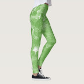 Mooie abstractie groen leggings (Rechts)