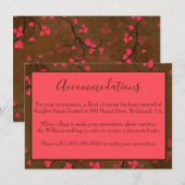 Mooie accommodatie informatiekaartje (Voorkant / Achterkant)