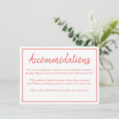 Mooie accommodaties informatiekaartje (Staand voorkant)
