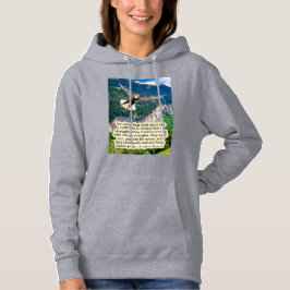 Mooie adelaar Schrift Jesaja 40:31 Hoodie