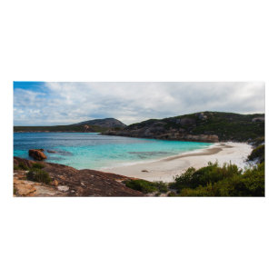 Mooie afgelegen Paradise Bay, Western Australië Foto Afdruk