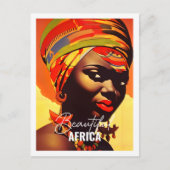 Mooie Afrika Beroemde reisplaats  Briefkaart (Voorkant)