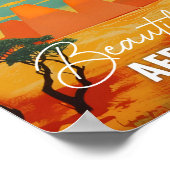 Mooie Afrika Beroemde reisplaats Poster (Hoek)