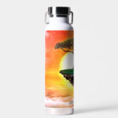 Mooie Afrikaanse acia-boom Waterfles (Voorkant)