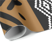 Mooie Afrikaanse Bogolan Gift Wrap Cadeaupapier (Rol Hoek)