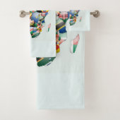 Mooie Afrikaanse continent kleurrijke aangepaste k Bad Handdoek (Insitu)