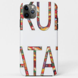 Mooie Afrikaanse kleuren Hakuna Matata Art iPhone 11 Pro Max Hoesje