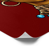 Mooie Afrikaanse koningin Poster (Hoek)