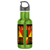 Mooie Afrikaanse waterfles (Achterkant)