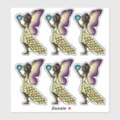 Mooie Afro-Amerikaanse feeën Sticker (Vel)