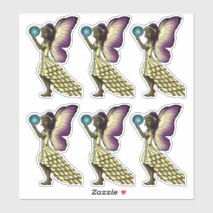 Mooie Afro-Amerikaanse feeën Sticker