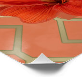 Mooie Amaryllis Bloemen Perfect Poster (Hoek)