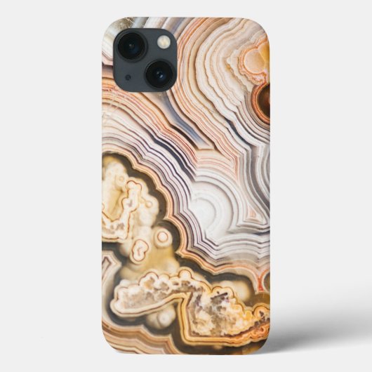Mooie Amethist Geode met crème en bruin Case-Mate iPhone Case (Achterkant)