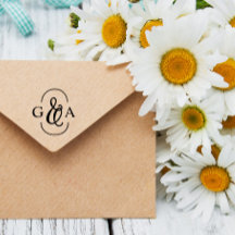 Mooie Ampersand 2 Initiaal Monogram