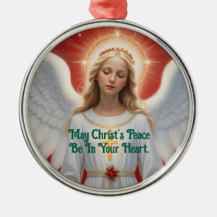 Mooie Angel ronde Ornament