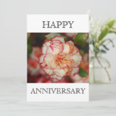 Mooie annatie gelukkig Jubileum Kaart (Staand voorkant)