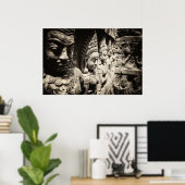 Mooie Apsaras Poster (Thuiskantoor)