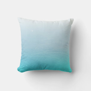 Mooie Aqua Blauwe Gradiënt Worp Kussen