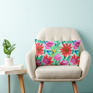 Mooie Aquarel Bloemen Kussen