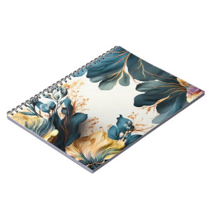 Mooie aquarel bloemen notitieboek