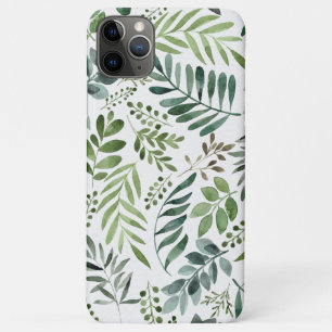 Mooie Aquarel Botanische Bladeren iPhone 11 Pro Max Hoesje