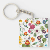 Mooie Aquarel Botanische Sleutelhanger (voorkant)