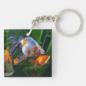 Mooie aquarium vistank sleutelhanger (Achterkant)