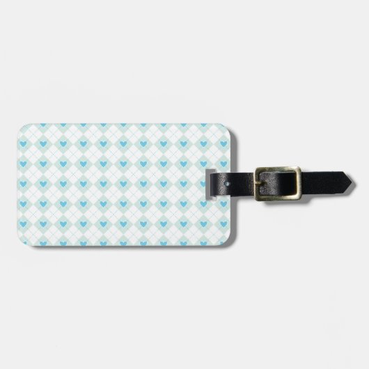 Mooie Argyle Bagagelabel (Voorkant horizontaal)