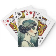 Mooie Art Deco Flapper