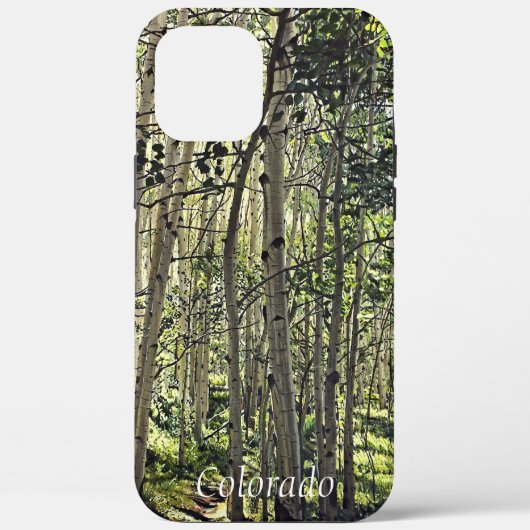 Mooie Aspenbomenbos in Crested Butte Case-Mate iPhone Case (Achterkant)