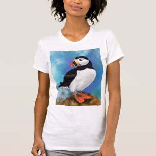 Mooie Atlantische Puffin Bird T-Shirt