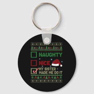 Mooie aughty, mijn zuster heeft me met kerst gemaa sleutelhanger