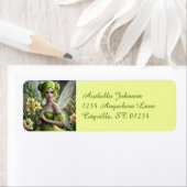 Mooie August Fairy in Gladioli Etiket (Insitu)