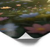 Mooie August Peridot Fairy Perfect Poster (Hoek)