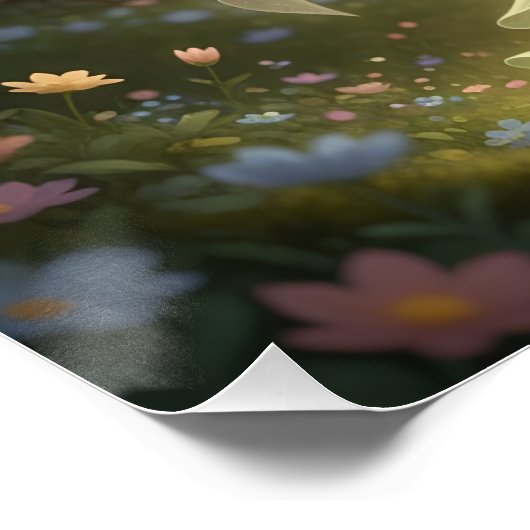 Mooie August Peridot Fairy Perfect Poster (Hoek)