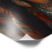 Mooie Azteekse vrouw Foto Afdruk (Hoek)