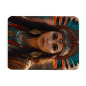 Mooie Azteekse vrouw Magneet (Horizontaal)