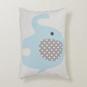 Mooie baby Blue Elephant Decoratief Kussen (Voorkant(Verticaal))