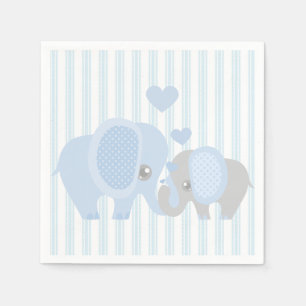 Mooie baby Blue Elephant Servetten