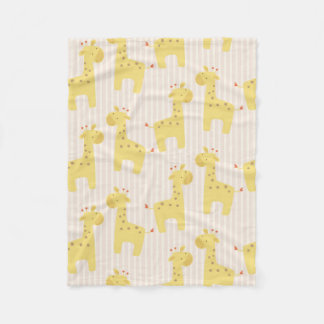 Mooie Baby Giraffe Fleece Deken