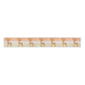 Mooie Baby Giraffe Grosgrain Lint (Voorkant)
