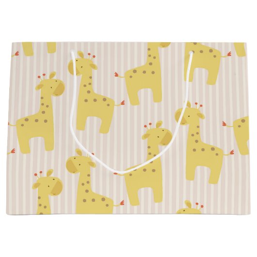 Mooie Baby Giraffe Large Cadeautasje (Voorkant)