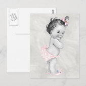 Mooie baby Girl Briefkaart (Voorkant / Achterkant)